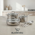 🍳 BLANKVEIL™ Stainless Steel Cookware Set