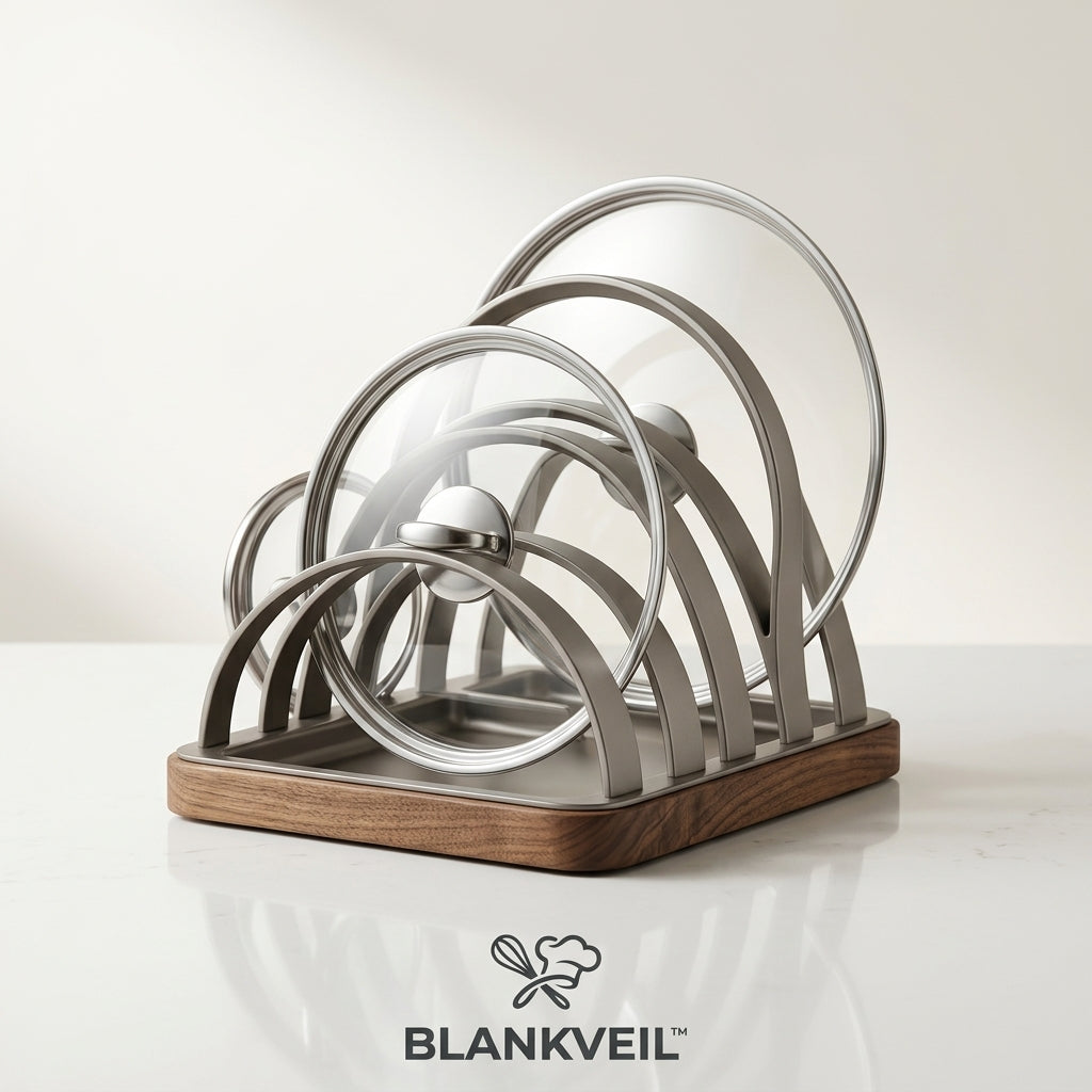 🍽️ BLANKVEIL™ Modern Lid Organizer Stand