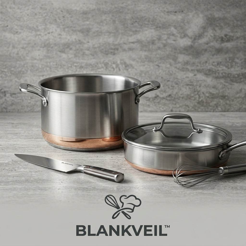 🍳 BLANKVEIL™ CopperCore Stainless Steel Cookware Collection